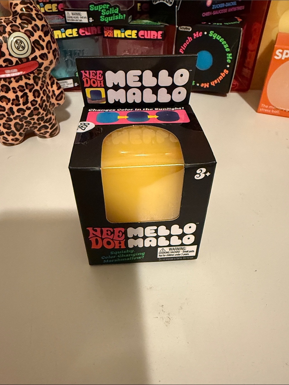 NeeDoh Mello Mallo Yellow Color-Changing